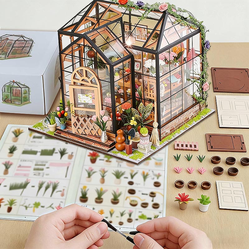 Plymagic DIY Mini House - Greenhouse