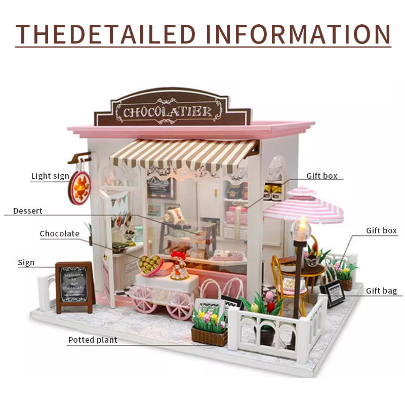 Plymagic DIY Mini House - Chocolatier