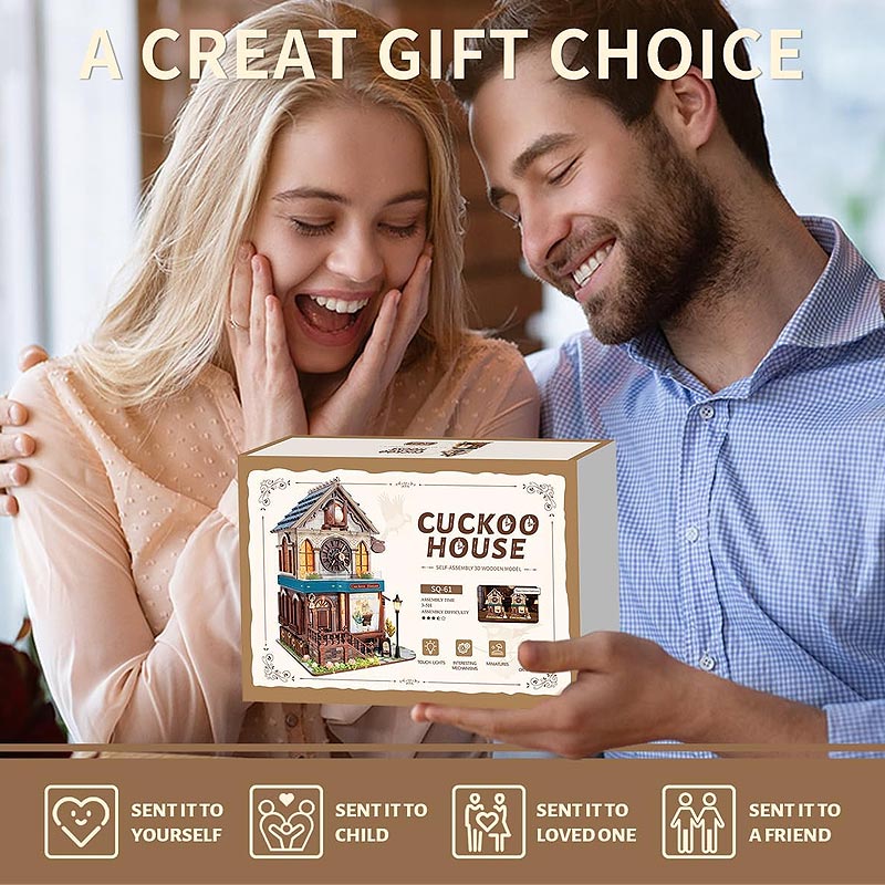 Plymagic DIY Mini House - Cuckoo Clock House