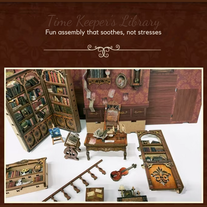 Plymagic DIY Book Nook - Timekeeper's Library