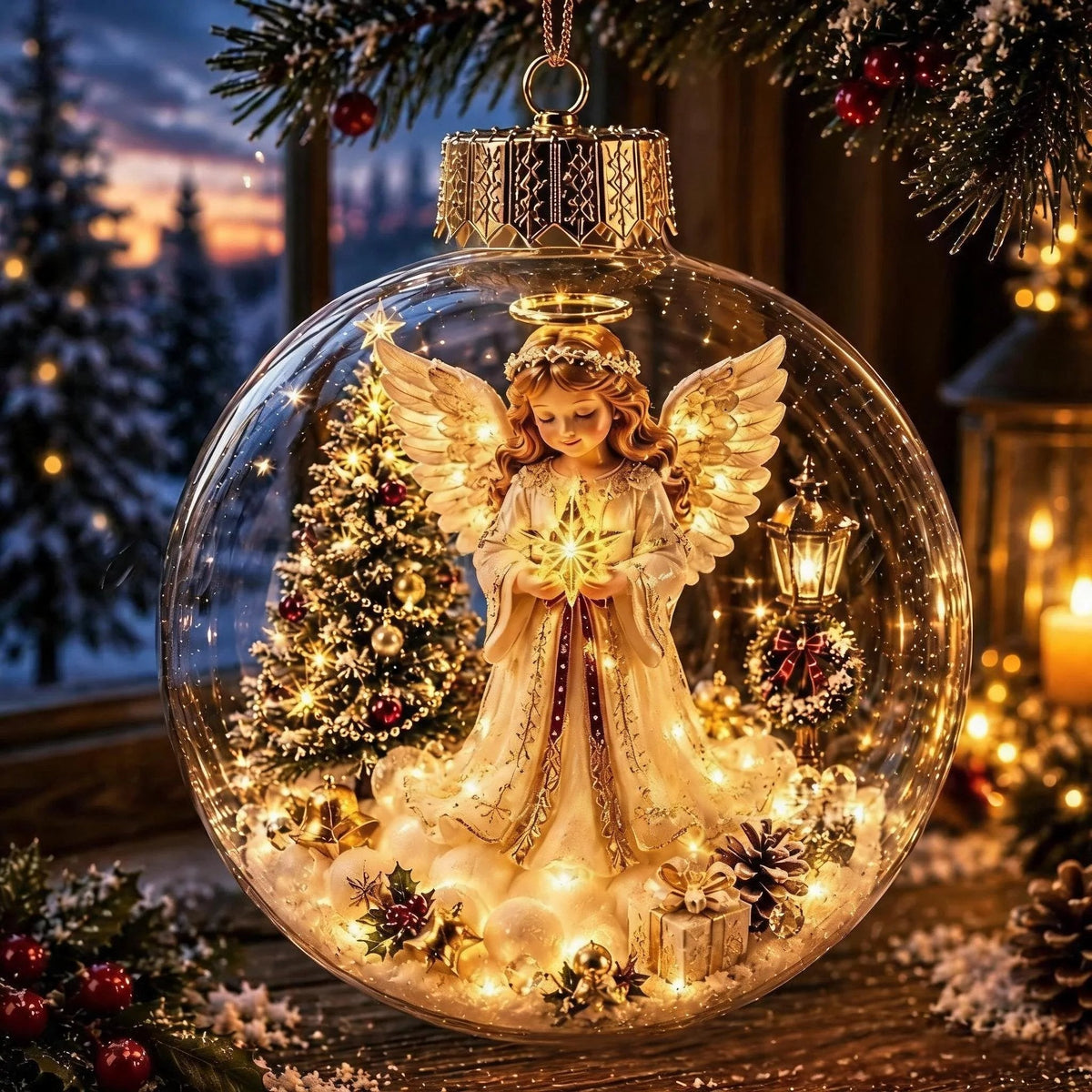 🎅 2026 Christmas Gift 50% Off--Glowing Christmas Diorama Ornament