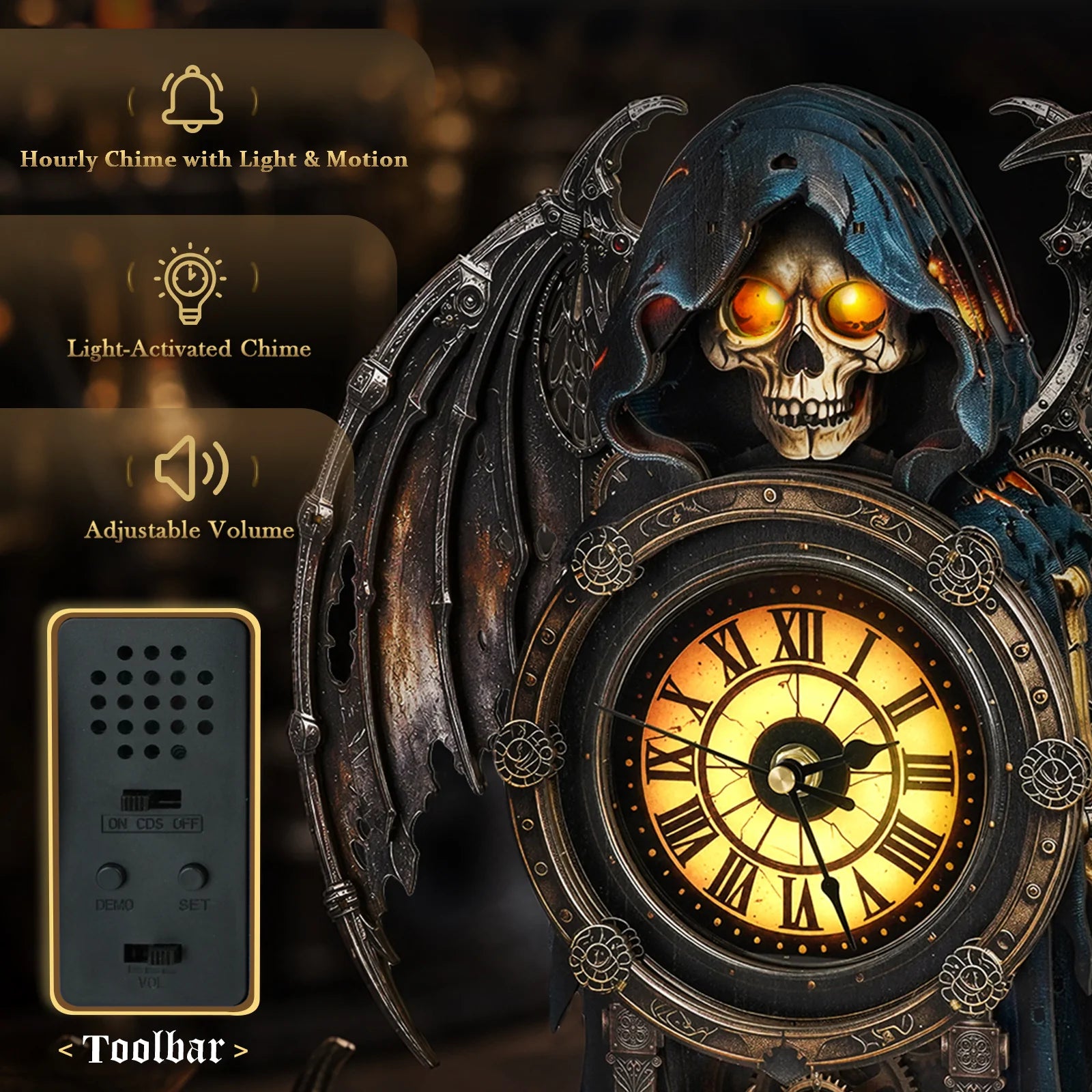 Plymagic DIY Assembled Clock - Death God