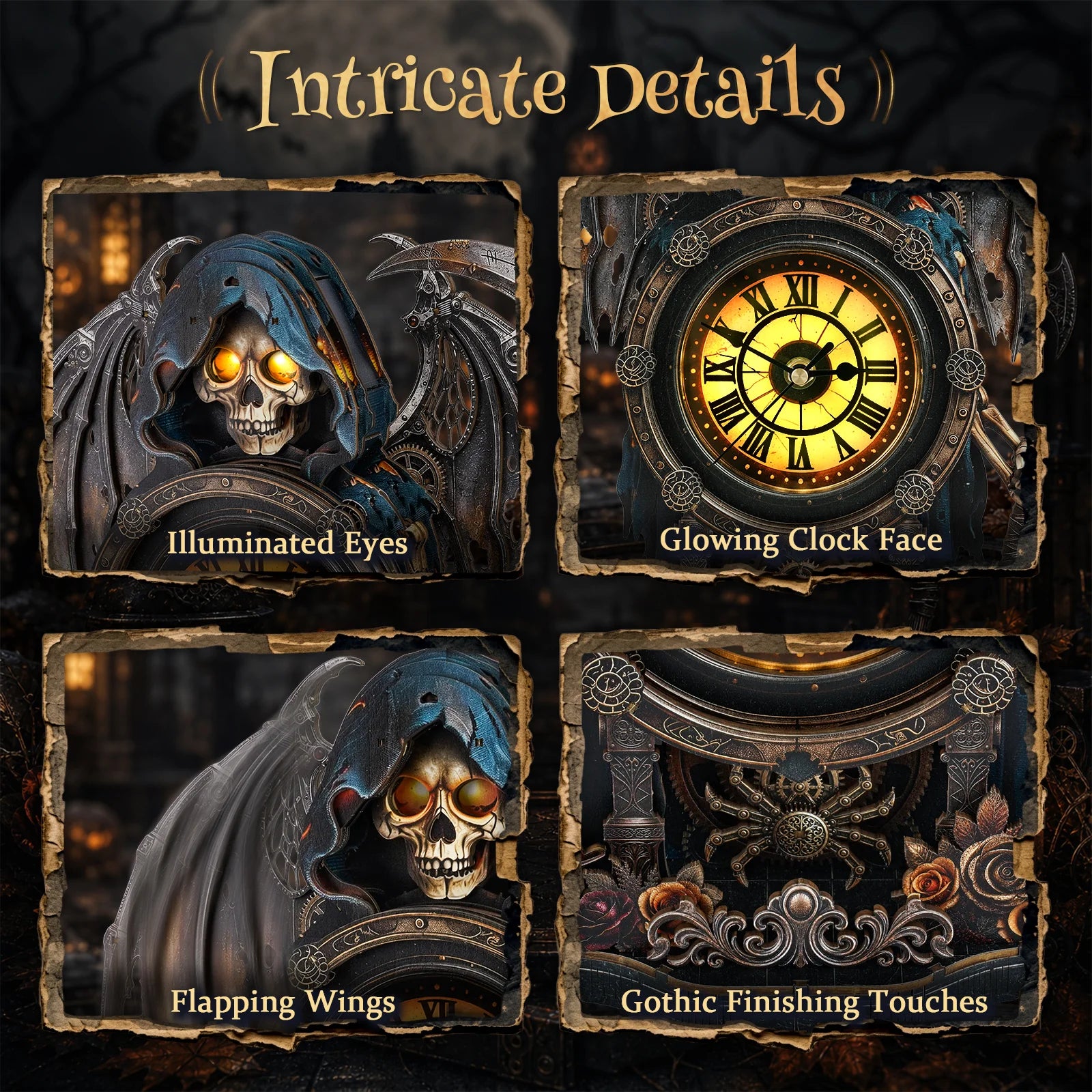 Plymagic DIY Assembled Clock - Death God