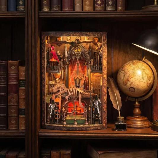 Plymagic DIY Book Nook - Hall of the Dragon Knights