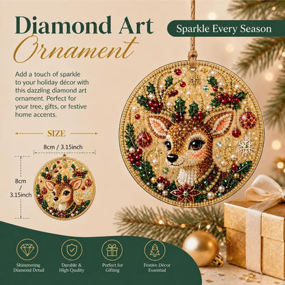 (🎄Early Christmas Sale - 49% OFF) DIY Diamond Painting Ornaments Kit