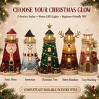 🎅 2026 Christmas Gift 50% Off--🎄Beginner-Friendly DIY Lighted Christmas Character Sea Glass-Style Lighthouse Kit Collection | Complete Kit with Sea Glass-Style Pieces, LED Lights & Step-by-Step Guide Included 💕