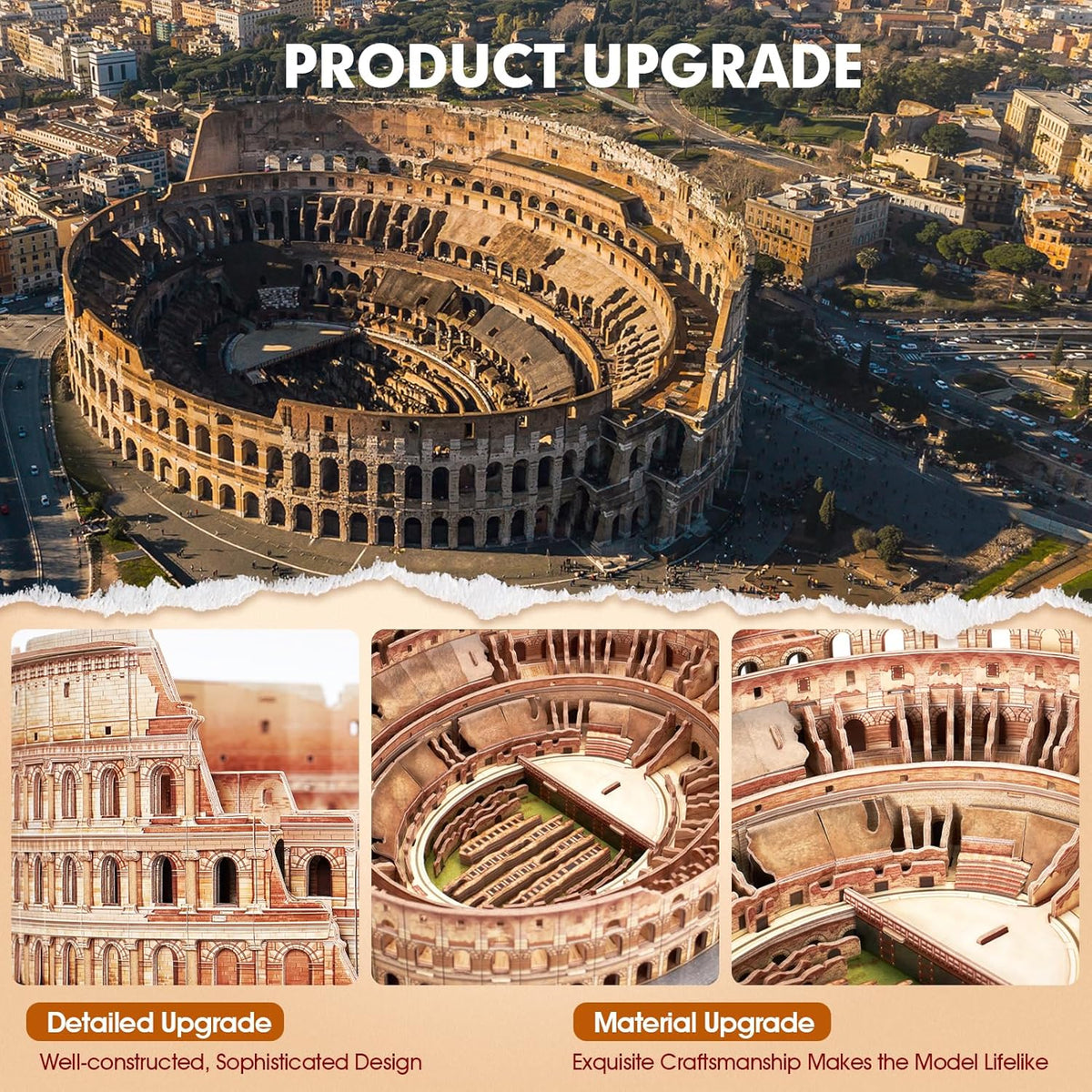 Plymagic Assembly Model - Rome Colosseum