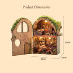 Plymagic DIY Mini House - Green Vine Cottage
