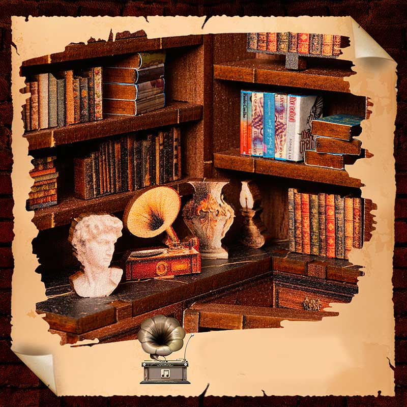 Plymagic DIY Book Nook - Curator's Private Library