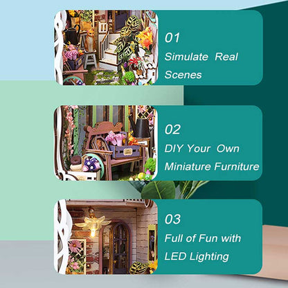 Plymagic DIY Book Nook - Flower House