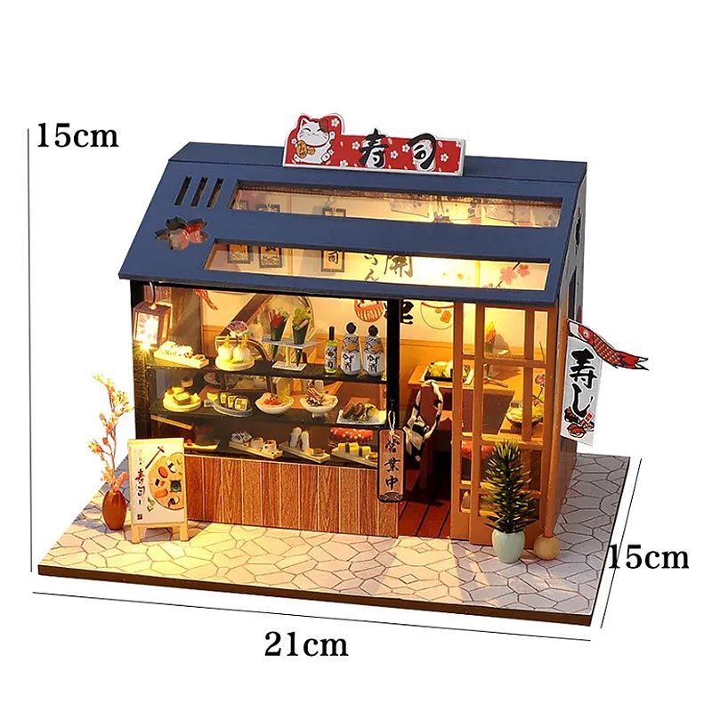 Plymagic DIY Mini House - Hanami Sushi Stop