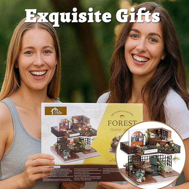 Plymagic DIY Mini House - Garden Loft Café