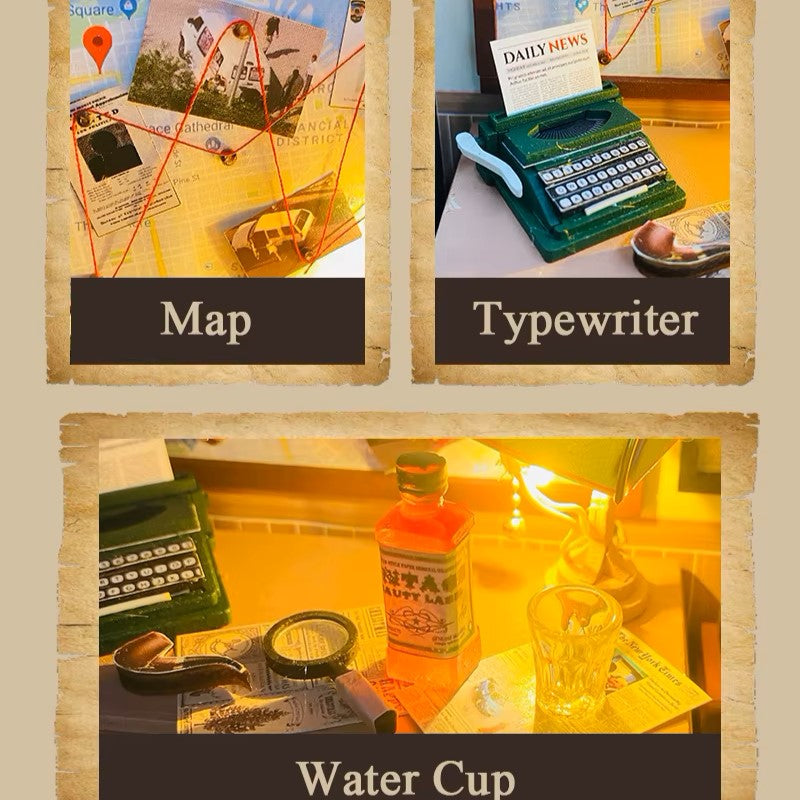 Plymagic DIY Mini House - Detective Agency