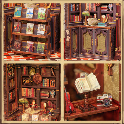 Plymagic DIY Book Nook -  Owl Bookstore