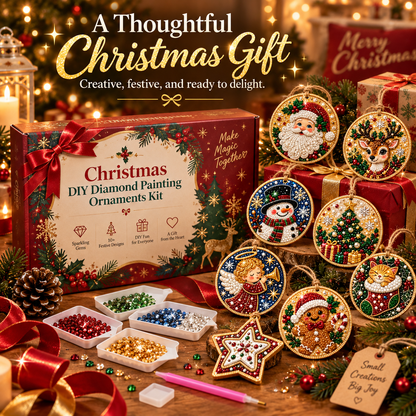 (🎄Early Christmas Sale - 49% OFF) DIY Diamond Painting Ornaments Kit