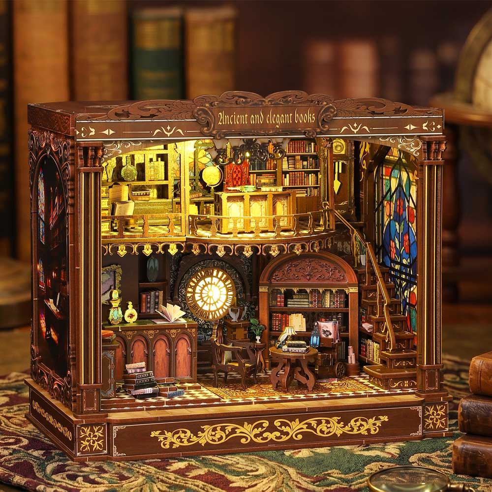 Plymagic DIY Book Nook -  Ancient and Elegant Books