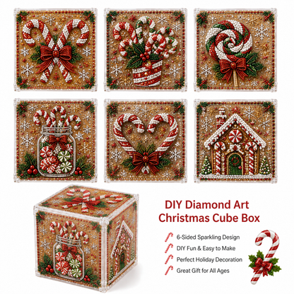 Plymagic DIY Pearl Art - Christmas Cube Box