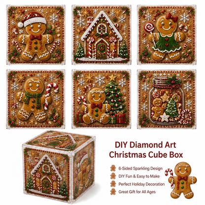 Plymagic DIY Pearl Art - Christmas Cube Box
