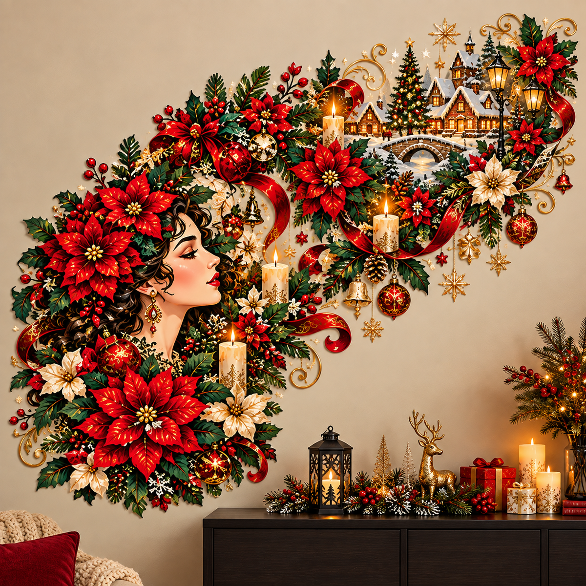 🎄✨ Christmas Wall Decor – Bring the Holiday Magic Home