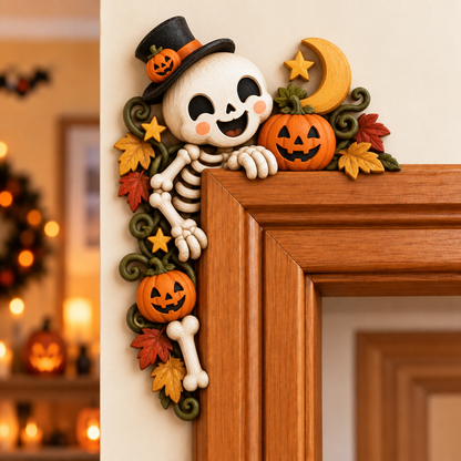 🎃 Halloween Ghost Door Frame Corner Decor – Cute Spooky Doorway Accent 👻