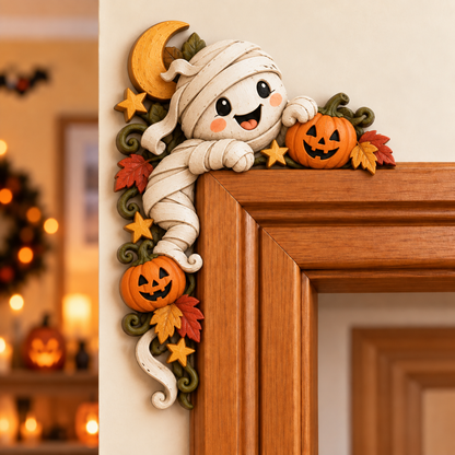 🎃 Halloween Ghost Door Frame Corner Decor – Cute Spooky Doorway Accent 👻