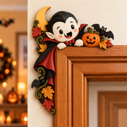 🎃 Halloween Ghost Door Frame Corner Decor – Cute Spooky Doorway Accent 👻