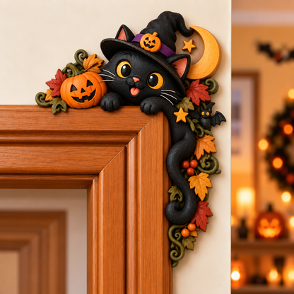 🎃 Halloween Ghost Door Frame Corner Decor – Cute Spooky Doorway Accent 👻