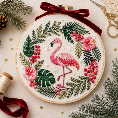 Plymagic DIY Embroidery Kit- Christmas Bird