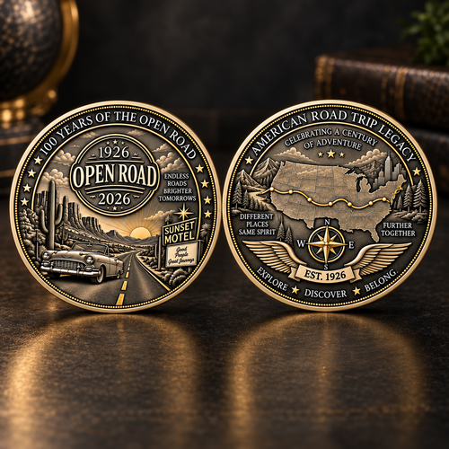 1926–2026 Open Road Centennial Commemorative Coin