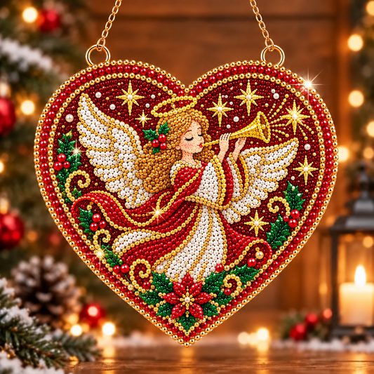 Plymagic DIY Pearl Art - Christmas Heart