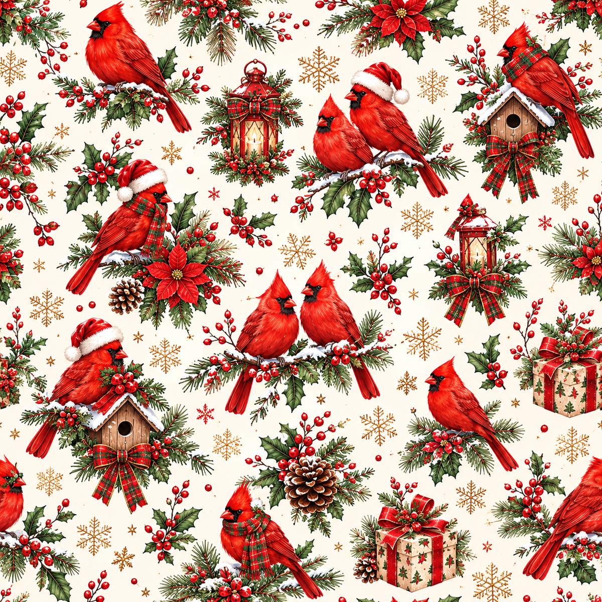 Festive Christmas Wrapping Paper Collection – 4 Holiday Animal Designs