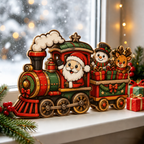 Christmas wooden tabletop ornaments