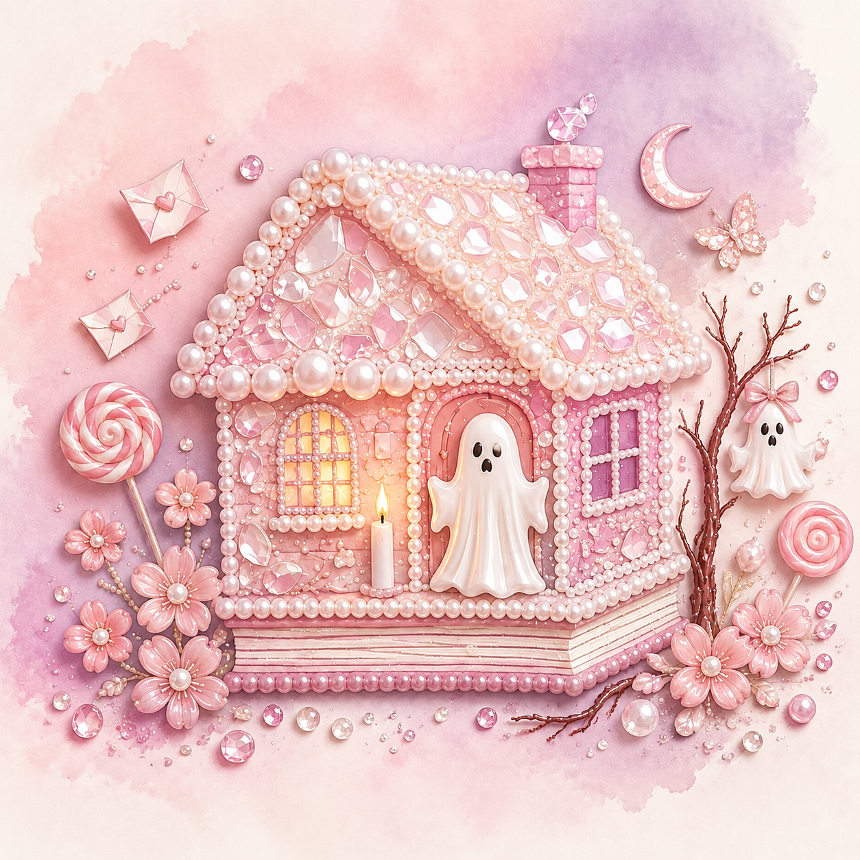Plymagic DIY Pearl Art - 👻Rural Ghost