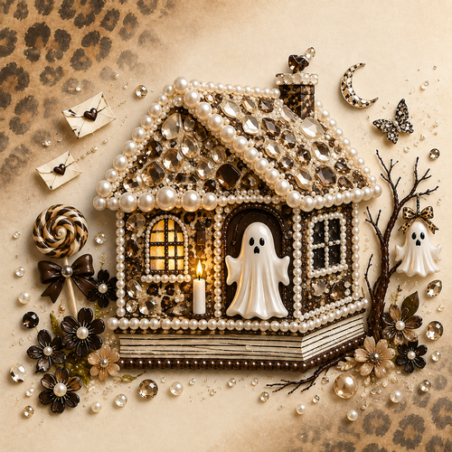 Plymagic DIY Pearl Art - 👻Rural Ghost
