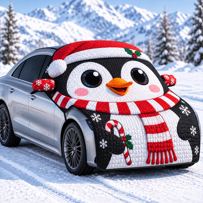 ☃️ Christmas Snowman Car Snow Cover ❄️