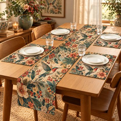 🌸 Boho Botanical Dining Table Decor Kit