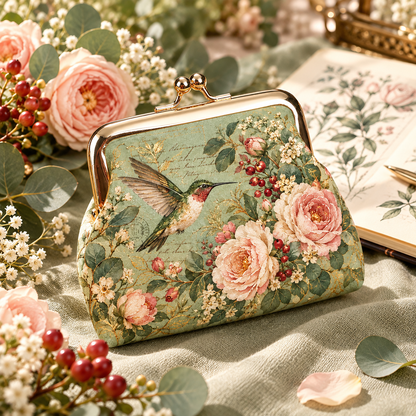 🦋 Vintage Floral Kiss Lock Coin Purse | 5 Styles