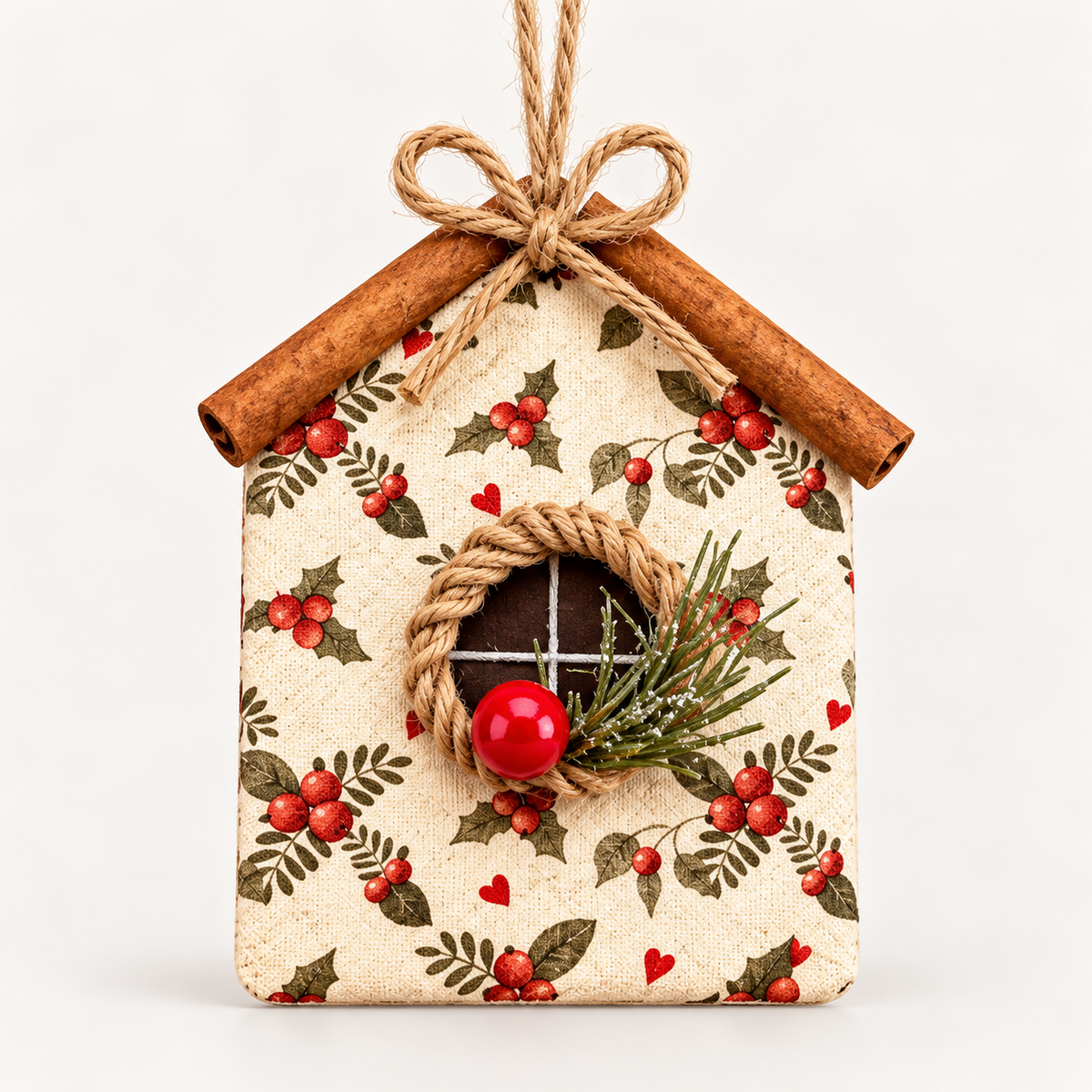 Vintage Farmhouse – Vintage Farmhouse Mini Hanging Decorations for Christmas Tree