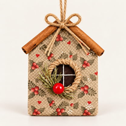 Vintage Farmhouse – Vintage Farmhouse Mini Hanging Decorations for Christmas Tree