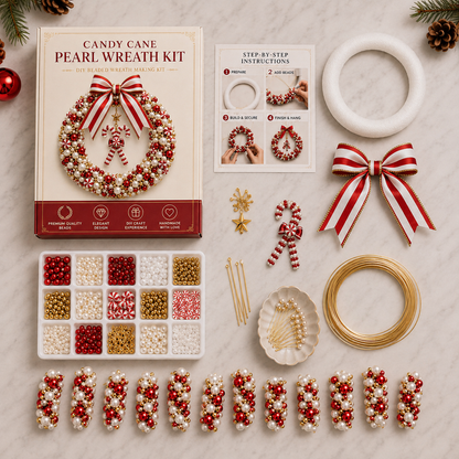 Plymagic DIY Pearl Art - Christmas Wreath