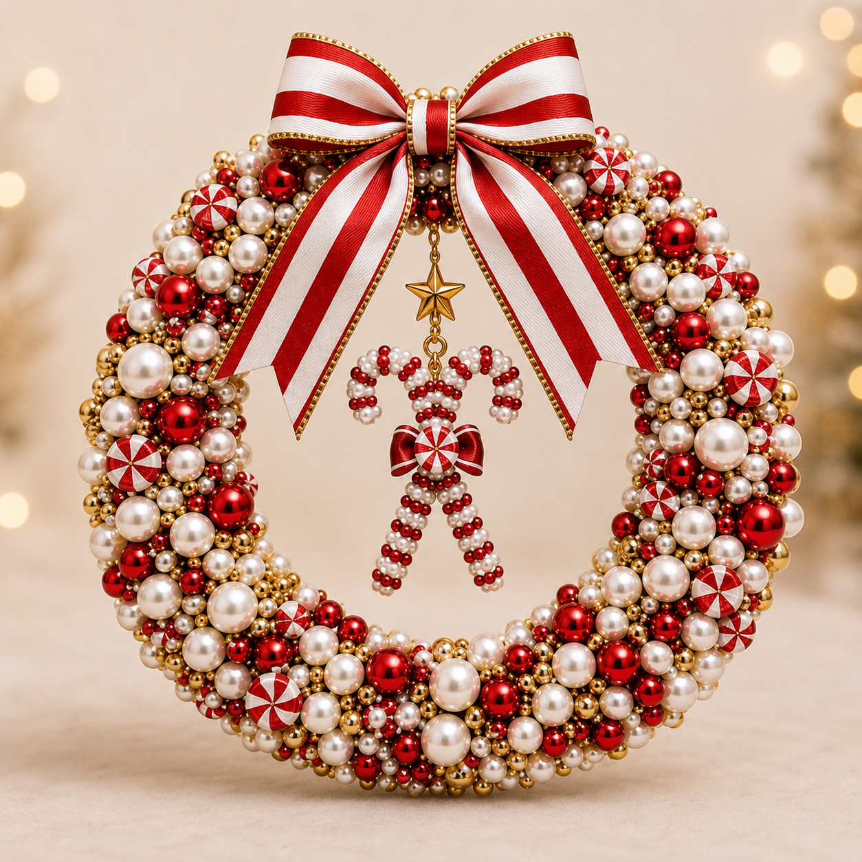 Plymagic DIY Pearl Art - Christmas Wreath