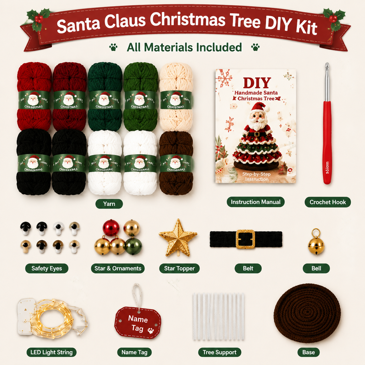 Plymagic DIY Patchwork - Christmas tree theme