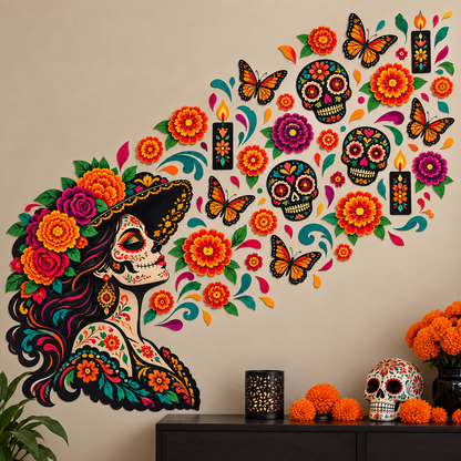 💀🌼 Día de los Muertos Wall Decor – Bring the Celebration Home