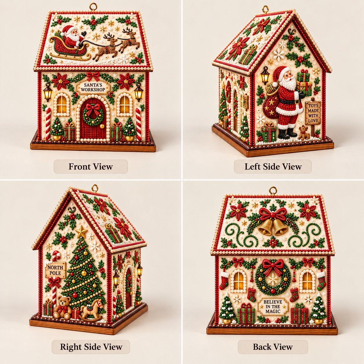 Plymagic DIY Pearl Art - Christmas Heirloom Cottage