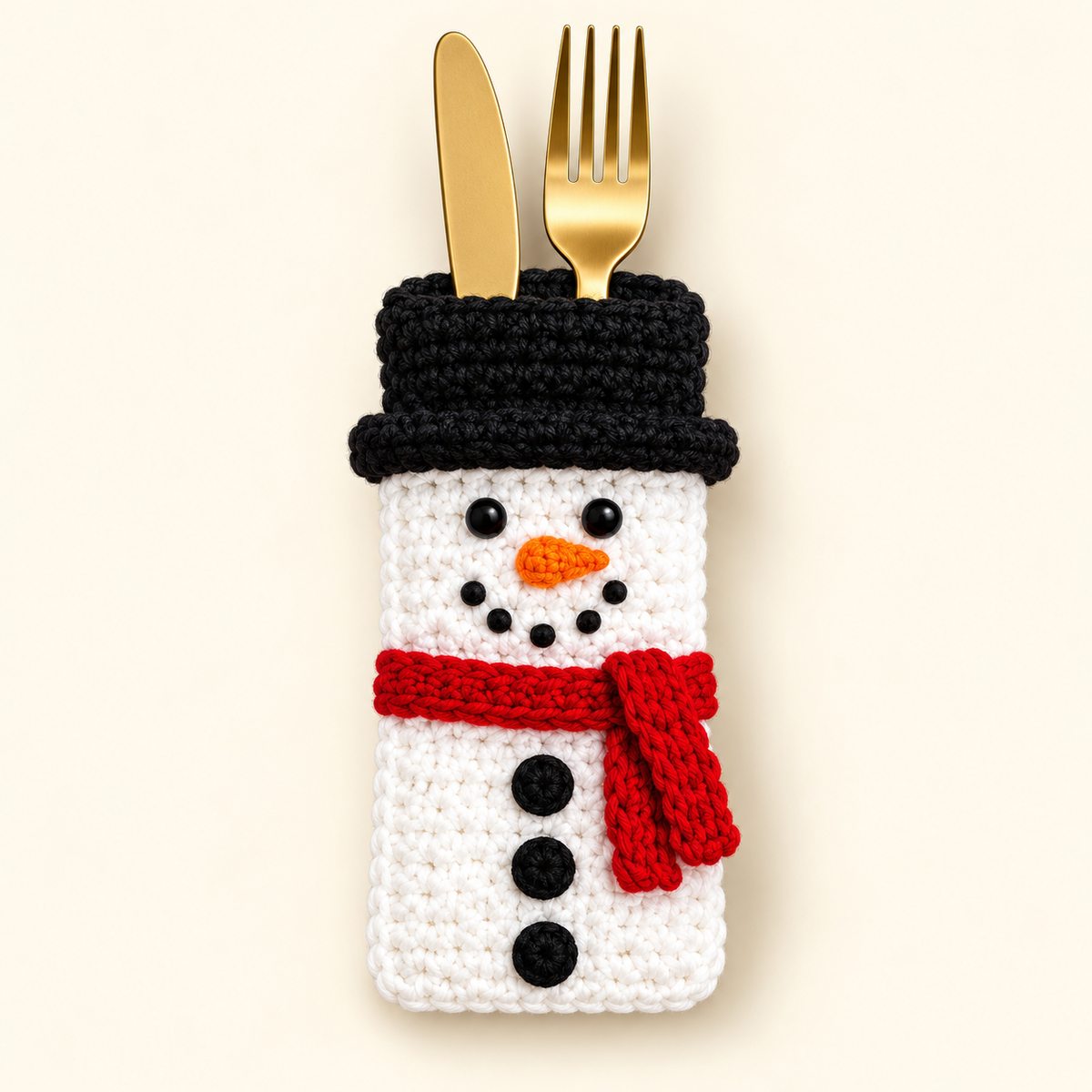 Plymagic DIY Crochet - Christmas Cutlery Holder Collection