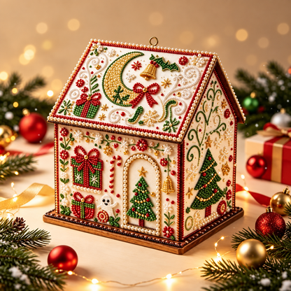 Plymagic DIY Pearl Art - Christmas Heirloom Cottage