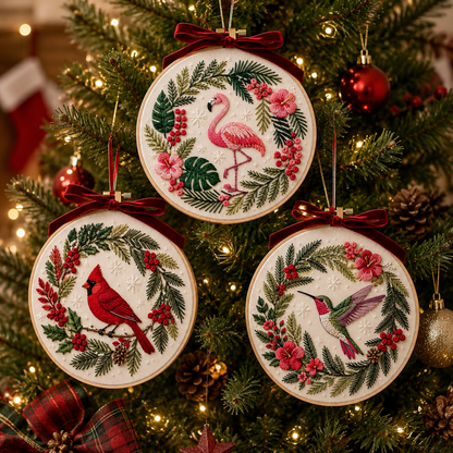 Plymagic DIY Embroidery Kit- Christmas Bird