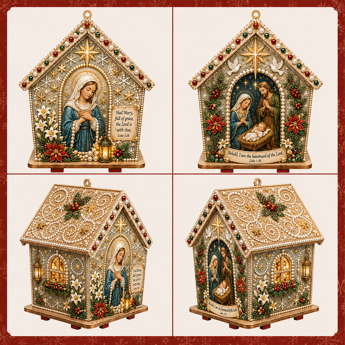 Plymagic DIY Pearl Art  - Christmas Faith & Blessings Collection