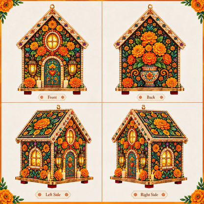 Plymagic DIY Pearl Art  - Day of the Dead Cottage