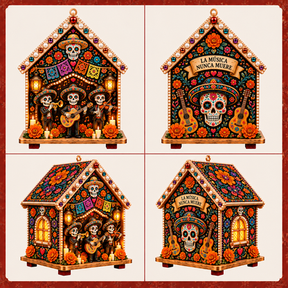 Plymagic DIY Pearl Art  - Day of the Dead Cottage